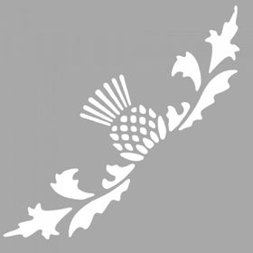 Artikel ST-1415 Ellis Çiçek Motif Stencil Tasarımı 30x30 cm Kanvas Tablo