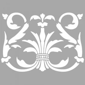 Artikel ST-1417 Bethanie Çiçek Motif Stencil Tasarımı 30x30 cm Kanvas Tablo