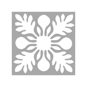Artikel ST-1418 Kyla Karo Stencil Tasarımı 30x30 cm Kanvas Tablo