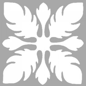 Artikel ST-1419 Harmony Karo Stencil Tasarımı 30x30 cm Kanvas Tablo