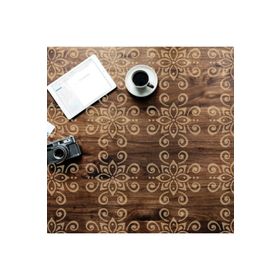 Artikel ST-142 Çiçek 3 Stencil Tasarımı 30x30 cm Kanvas Tablo