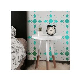 Artikel ST-143 Fayans Desen 6 Stencil Tasarımı 30x30 cm Kanvas Tablo