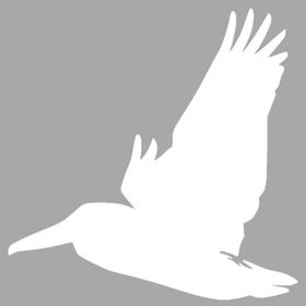 Artikel ST-1434 İkon Martı Stencil Tasarımı 30x30 cm Kanvas Tablo