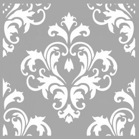 Artikel ST-1440 Aidan Karo Stencil Tasarımı 30x30 cm Kanvas Tablo