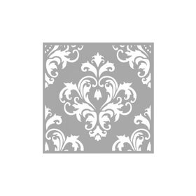 Artikel ST-1440 Aidan Karo Stencil Tasarımı 30x30 cm Kanvas Tablo
