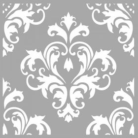 Artikel ST-1440 Aidan Karo Stencil Tasarımı 30x30 cm Kanvas Tablo