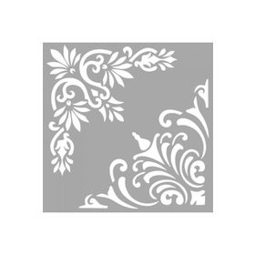Artikel ST-1441 Taylor Karo Stencil Tasarımı 30x30 cm Kanvas Tablo