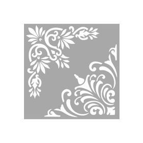 Artikel ST-1441 Taylor Karo Stencil Tasarımı 30x30 cm Kanvas Tablo