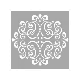 Artikel ST-1442 Robbie Motif Stencil Tasarımı 30x30 cm Kanvas Tablo