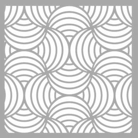 Artikel ST-1445 Nia Karo Stencil Tasarımı 30x30 cm Kanvas Tablo