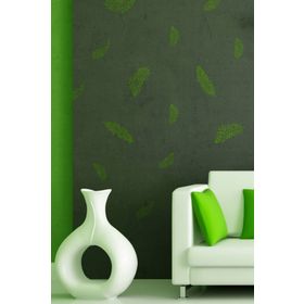 Artikel ST-1446 May Bohem Kuş Tüyleri Stencil Tasarımı 30x30 cm Kanvas Tablo