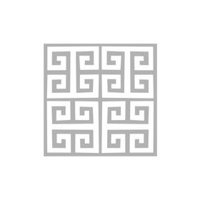 Artikel ST-146 Antik Desen Stencil Tasarımı 30x30 cm Kanvas Tablo