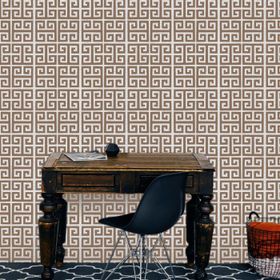 Artikel ST-146 Antik Desen Stencil Tasarımı 30x30 cm Kanvas Tablo