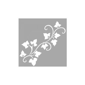 Artikel ST-1472 Nella Çiçek Motif Stencil Tasarımı 30x30 cm Kanvas Tablo