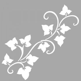 Artikel ST-1472 Nella Çiçek Motif Stencil Tasarımı 30x30 cm Kanvas Tablo