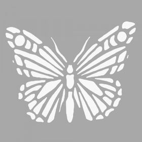 Artikel ST-1482 Savannah Kelebek Motif Stencil Tasarımı 30x30 cm Kanvas Tablo