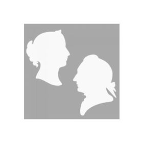 Artikel ST-1488 Lord ve Leydi Stencil Tasarımı 30x30 cm Kanvas Tablo