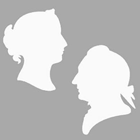 Artikel ST-1488 Lord ve Leydi Stencil Tasarımı 30x30 cm Kanvas Tablo