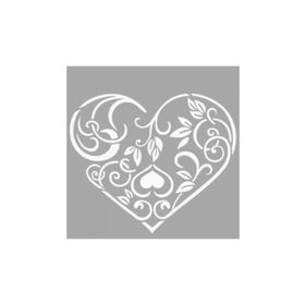 Artikel ST-1490 Bella Kalpli Motif Stencil Tasarımı 30x30 cm Kanvas Tablo