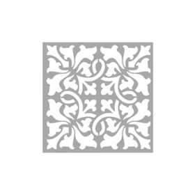 Artikel ST-1491 Lena Karo Stencil Tasarımı 30x30 cm Kanvas Tablo