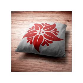 Artikel ST-150 Plumeria Stencil Tasarımı 30x30 cm Kanvas Tablo