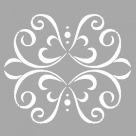 Artikel ST-1501 Anise Motif Stencil Tasarımı 30x30 cm Kanvas Tablo