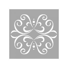 Artikel ST-1501 Anise Motif Stencil Tasarımı 30x30 cm Kanvas Tablo