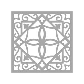 Artikel ST-1515 Marley Karo Stencil Tasarımı 30x30 cm Kanvas Tablo