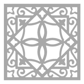 Artikel ST-1515 Marley Karo Stencil Tasarımı 30x30 cm Kanvas Tablo