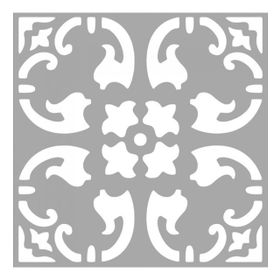 Artikel ST-1522 Ursula Karo Stencil Tasarımı 30x30 cm Kanvas Tablo