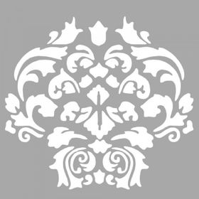 Artikel ST-1541 Charmian Çiçek Motif Stencil Tasarımı 30x30 cm Kanvas Tablo