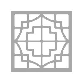 Artikel ST-1544 Portia Karo Stencil Tasarımı 30x30 cm Kanvas Tablo