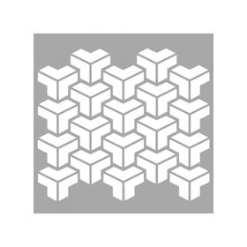 Artikel ST-1549 Gear Desen Stencil Tasarımı 30x30 cm Kanvas Tablo