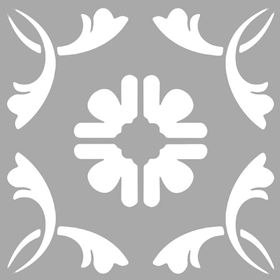 Artikel ST-1555 Manat Karo Stencil Tasarımı 30x30 cm Kanvas Tablo