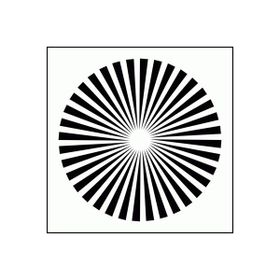 Artikel ST-156 İlüzyon Stencil Tasarımı 30x30 cm Kanvas Tablo