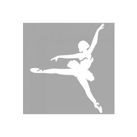 Artikel ST-1563 Harper Balerin Stencil Tasarımı 30x30 cm Kanvas Tablo