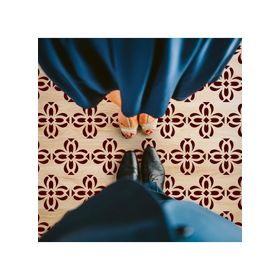 Artikel ST-160 Karo 8 Stencil Tasarımı 30x30 cm Kanvas Tablo