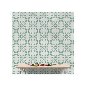 Artikel ST-161 Karo 9 Stencil Tasarımı 30x30 cm Kanvas Tablo