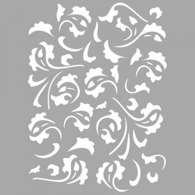 Artikel ST-1611 Annalee Motif Stencil Tasarımı 30x30 cm Kanvas Tablo