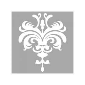 Artikel ST-1613 Passion Motif Stencil Tasarımı 30x30 cm Kanvas Tablo