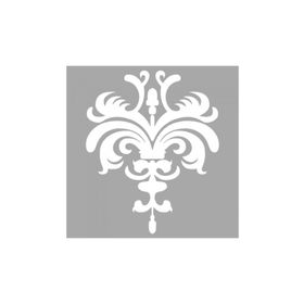 Artikel ST-1613 Passion Motif Stencil Tasarımı 30x30 cm Kanvas Tablo