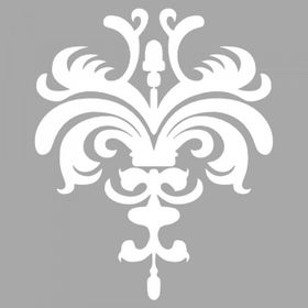 Artikel ST-1613 Passion Motif Stencil Tasarımı 30x30 cm Kanvas Tablo