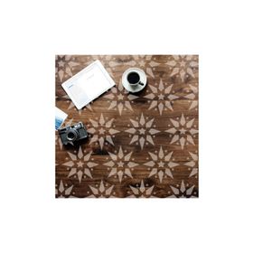 Artikel ST-163 Yıldız Stencil Tasarımı 30x30 cm Kanvas Tablo