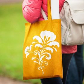 Artikel ST-166 Floral Stencil Tasarımı 30x30 cm Kanvas Tablo