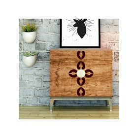 Artikel ST-169 Karo 10 Stencil Tasarımı 30x30 cm Kanvas Tablo