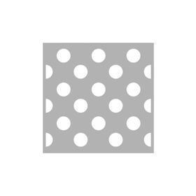 Artikel ST-206 Polka Dot Stencil Tasarımı 30x30 cm Kanvas Tablo