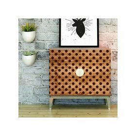 Artikel ST-206 Polka Dot Stencil Tasarımı 30x30 cm Kanvas Tablo