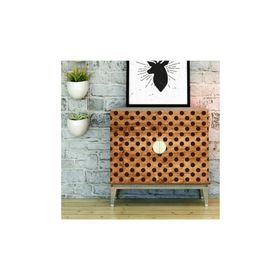 Artikel ST-206 Polka Dot Stencil Tasarımı 30x30 cm Kanvas Tablo