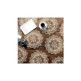 Artikel ST-207 Hibisküs Stencil Tasarımı 30x30 cm Kanvas Tablo