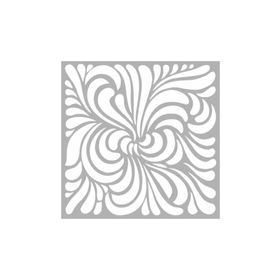 Artikel ST-215 İlüzyon 2 Stencil Tasarımı 30x30 cm Kanvas Tablo